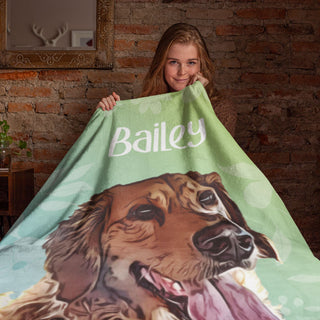 Pet Face Blanket
