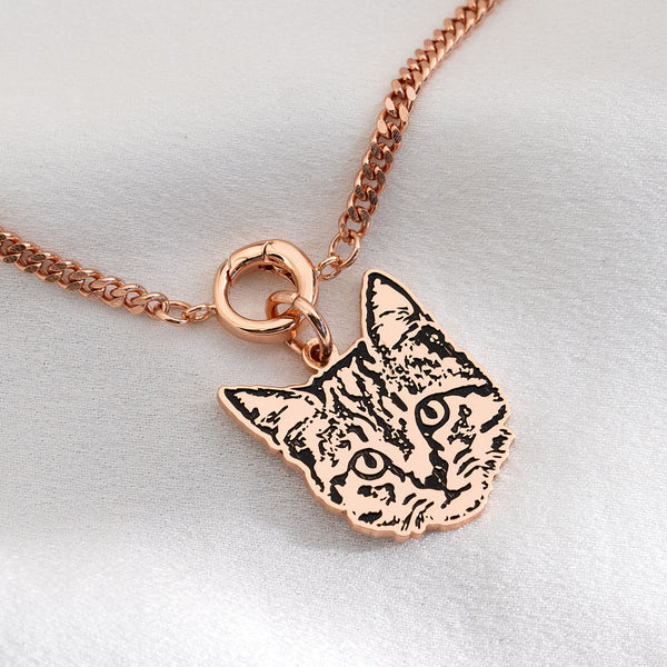 Collier Avec Pendentif Silhouette d'Animal