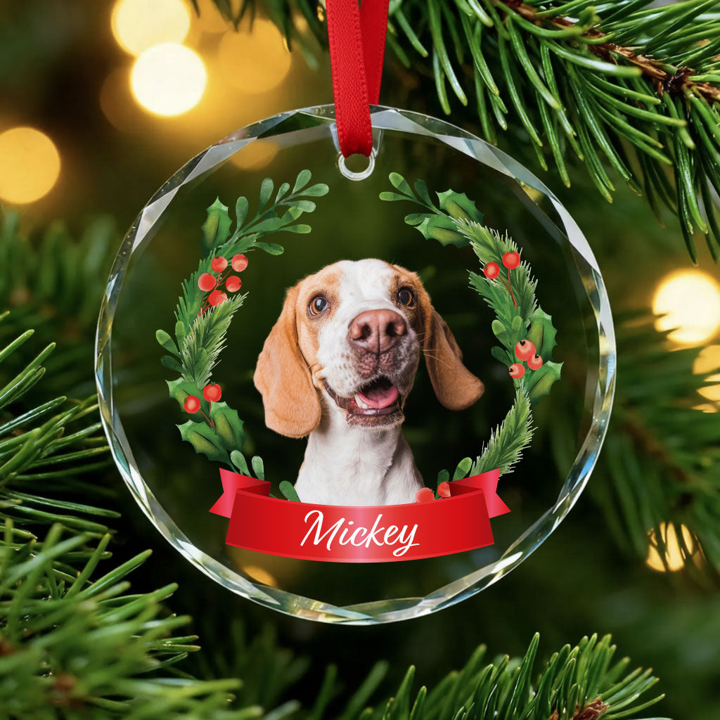 Pet Face Christmas Ornament
