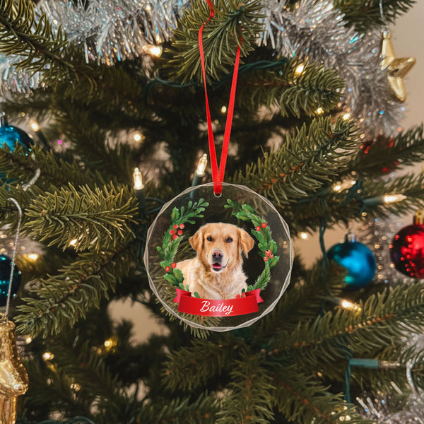 Pet Face Christmas Ornament