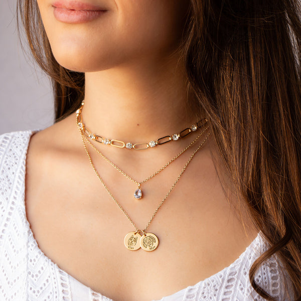 Haustier Gesicht Halsketten Set