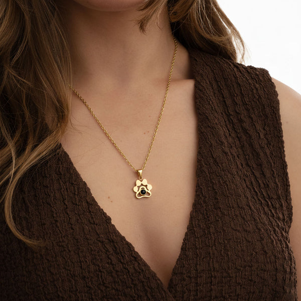 Paw Projection Necklace