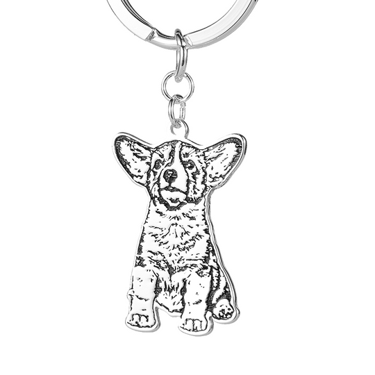 Pet Cutout Keychain