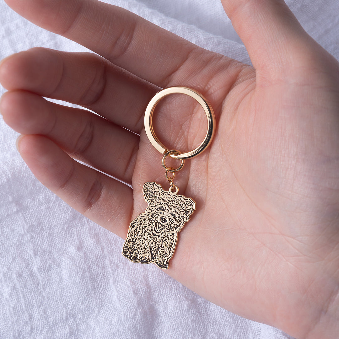 Pet Cutout Keychain