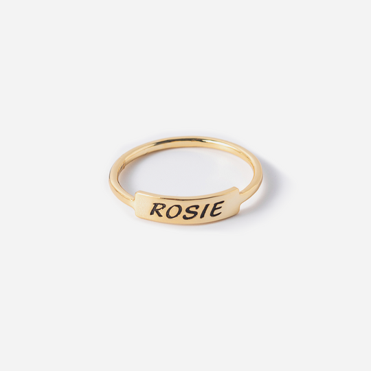 Anillo Minimalista Personalizado