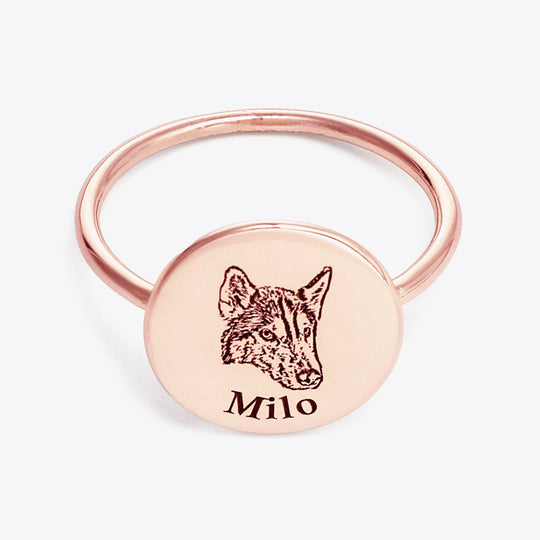 Anillo con Cara de Mascota