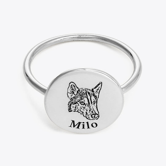 Anillo con Cara de Mascota