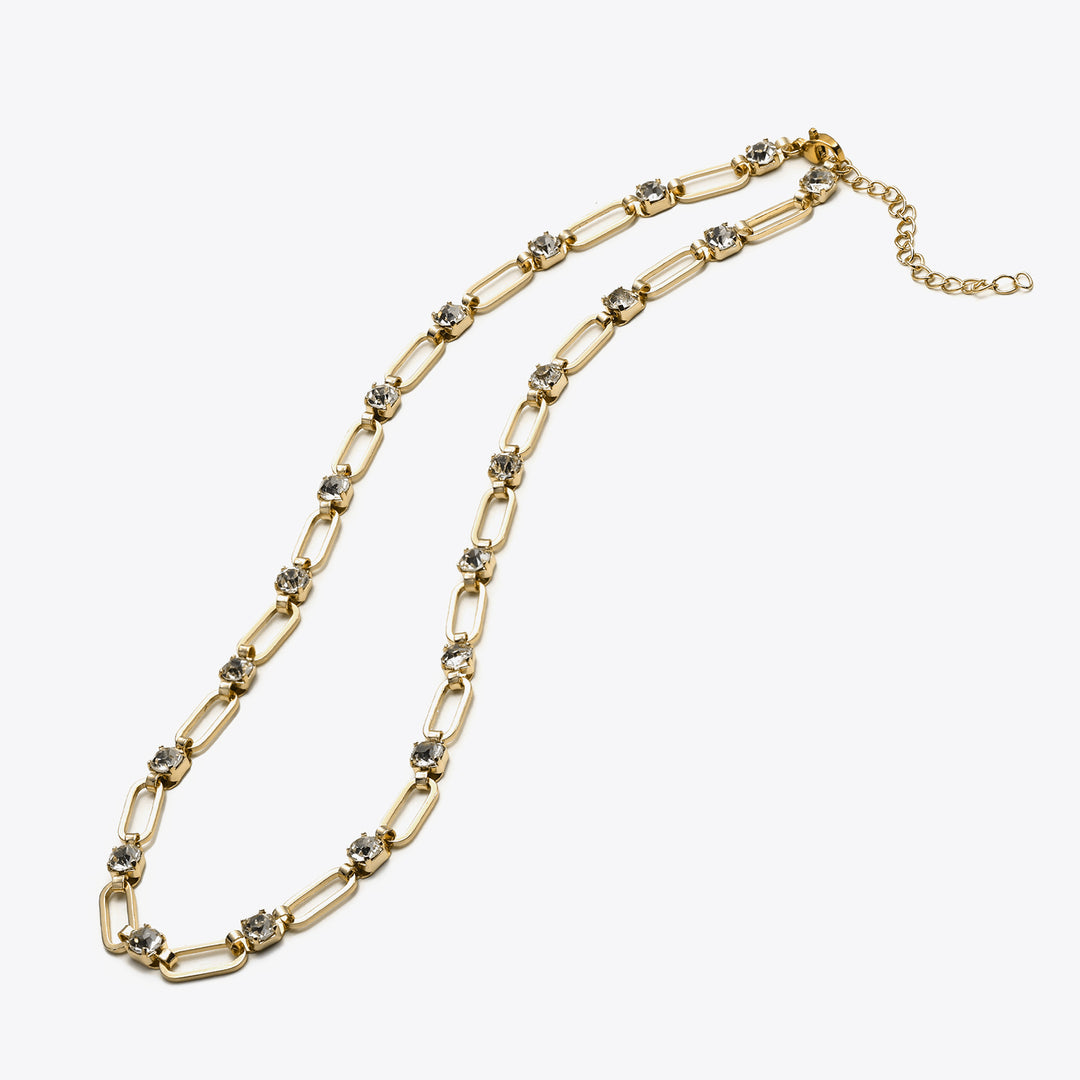 Collier trombone avec diamants