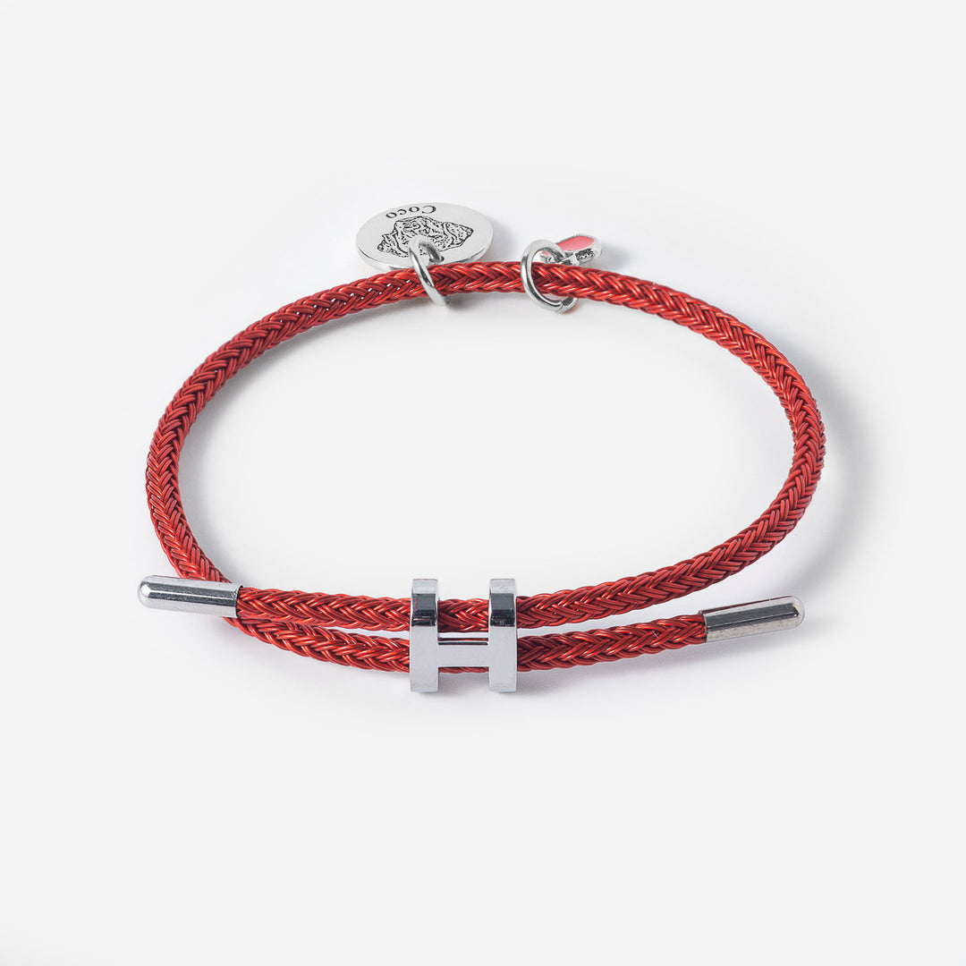 Bracelet de la Saint-Valentin avec visage d'animal de compagnie