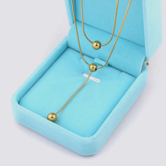 Collier superposé en vermeil