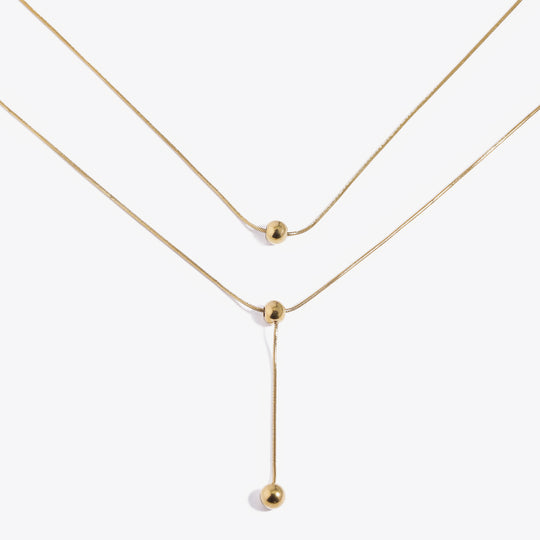 Collier superposé en vermeil