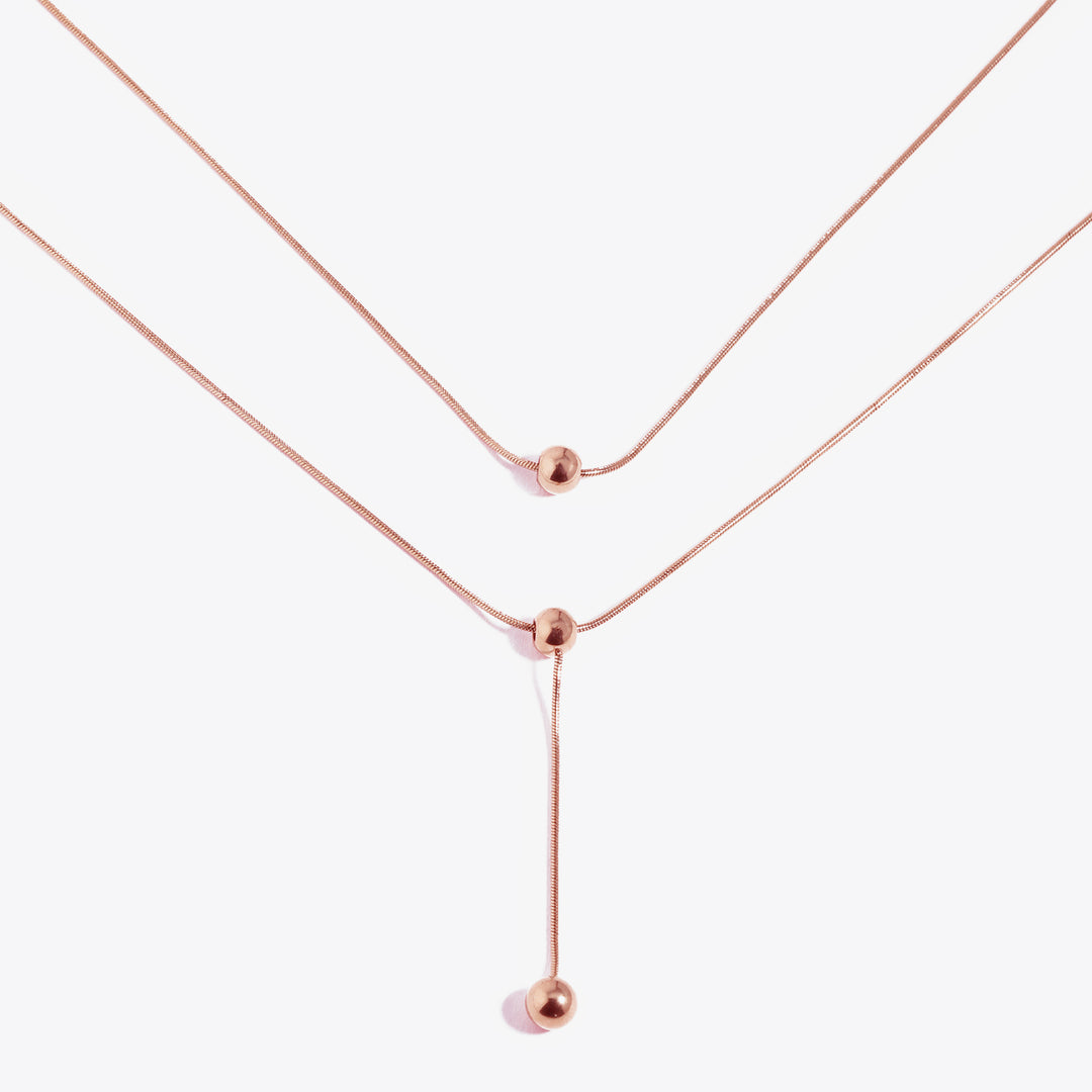 Collier superposé en vermeil