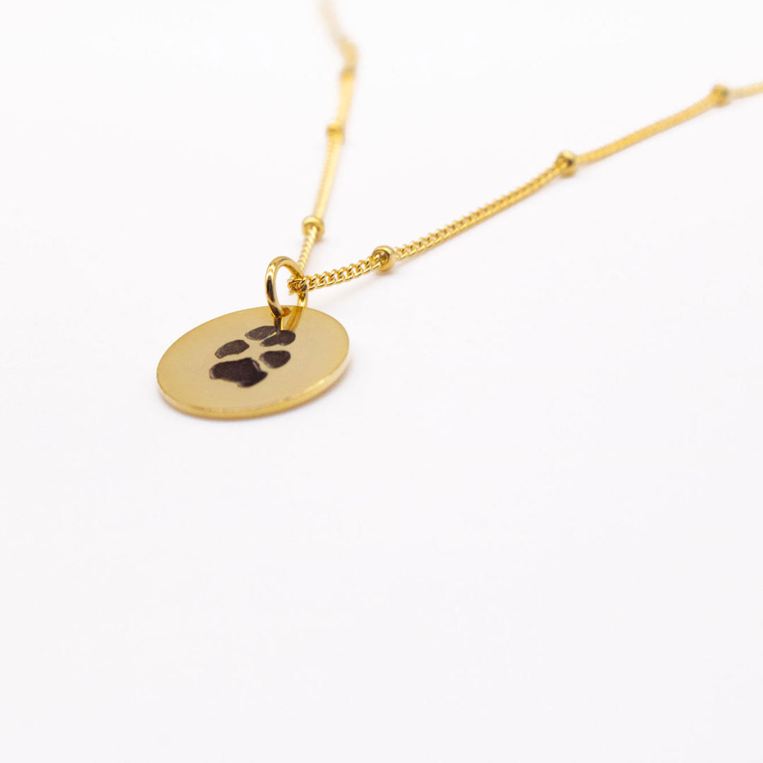 Personalized Pawprint Necklace